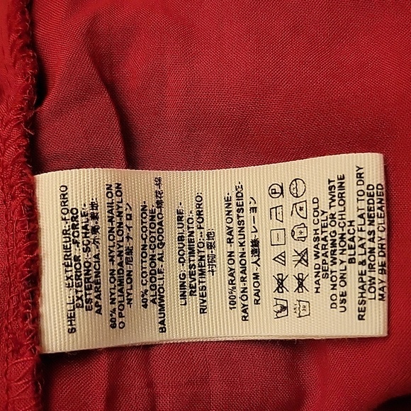 FREE PEOPLE One Million Lace Lover V-neck Dress in Burgandy - size 6 - Picture 14 of 16